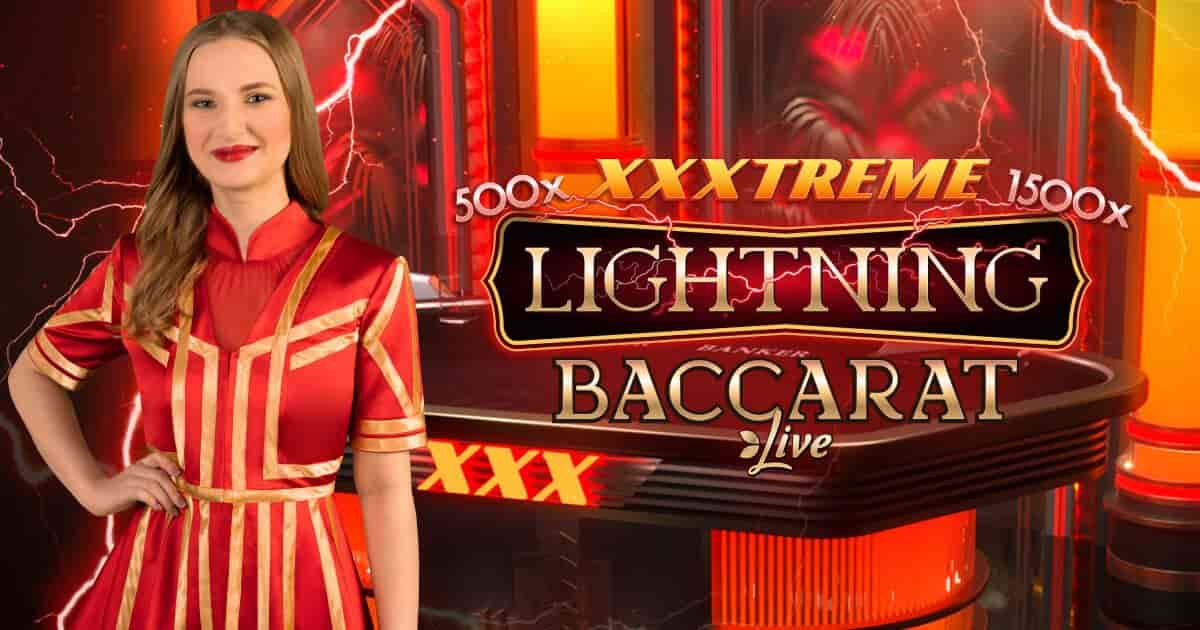 Gra XXxtreme Lightning Baccarat dostępna w Lemon Casino